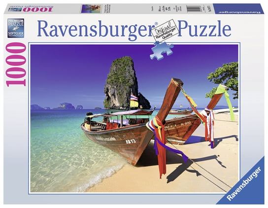 Ravensburger, puzzle, Karaibska plaża, 1000 el. Ravensburger