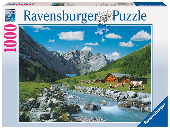 Ravensburger, puzzle, Karwendelgebirge, Austria, 1000 el. Ravensburger
