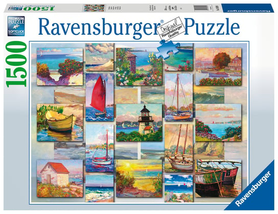 Ravensburger, puzzle, Kolaż wybrzeża, 1500 el. Ravensburger
