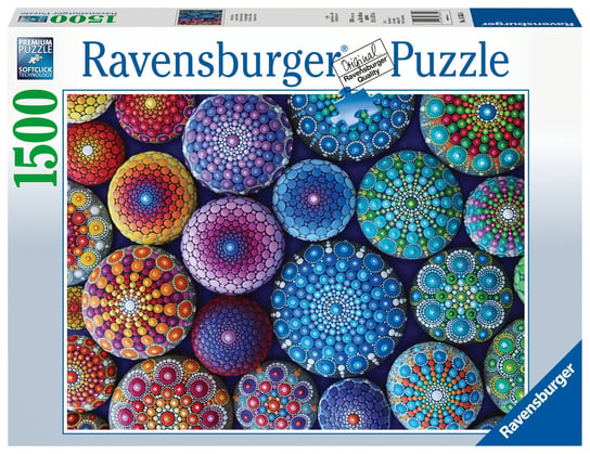Ravensburger, puzzle, Kolorowe kamienie, 1500 el. Ravensburger