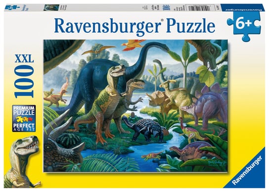 Ravensburger, puzzle, Kraina Gigantów, XXL, 100 el. Ravensburger
