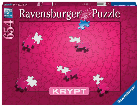 Ravensburger, puzzle, Krypt, Różowe, 654 el. Ravensburger