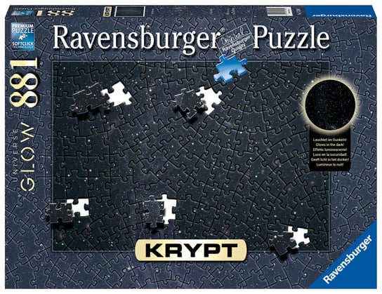 Ravensburger, puzzle, Krypt, Universe Glow, 881 el. Ravensburger