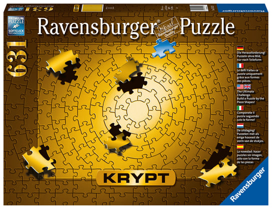 Ravensburger, puzzle, Krypt, Złote, 631 el. Ravensburger