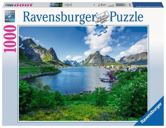 Ravensburger, puzzle, Lofoty, Norwegia, 1000 el. Ravensburger