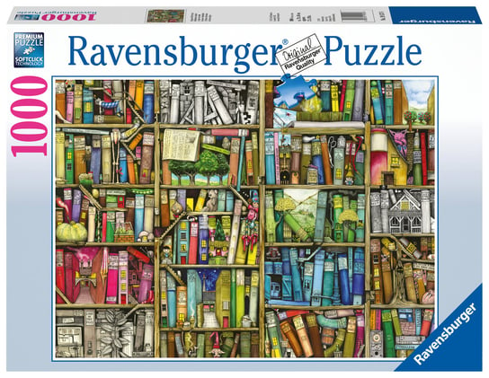 Ravensburger, puzzle, Magiczna półka na książki, 1000 el. Ravensburger
