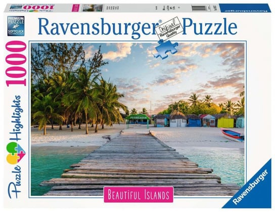 Ravensburger, puzzle, Malediwy, 1000 el. Ravensburger