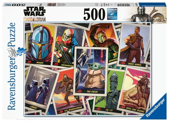 Ravensburger, puzzle, Mandalorian, 500 el. Ravensburger