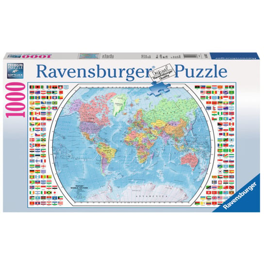 Ravensburger, puzzle, Mapa polityczna świata, 1000 el. Ravensburger