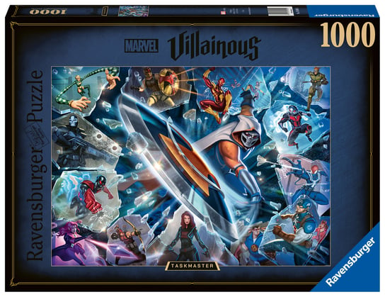 Ravensburger, puzzle, Marvel, Villainous, Taskmaster, 1000 el. Ravensburger