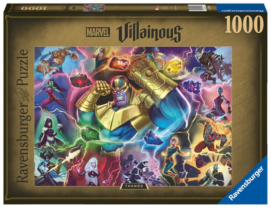 Ravensburger, puzzle, Marvel, Villainous, Thanos, 1000 el. Ravensburger