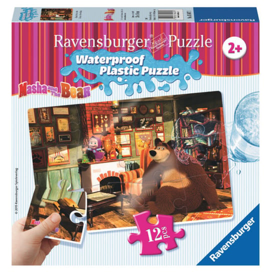 Ravensburger, puzzle, Masza i Niedźwiedź, 12 el. Ravensburger