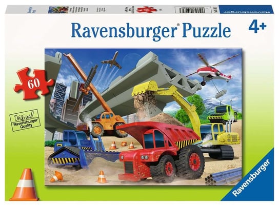 Ravensburger, puzzle, Maszyny budowlane, 35 el. Ravensburger