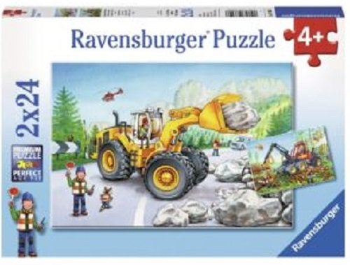 Ravensburger, puzzle, Maszyny w pracy, 2x24 el. Ravensburger