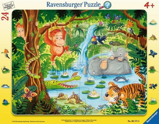 Ravensburger, puzzle, maxi W dżungli, 24 el. Ravensburger