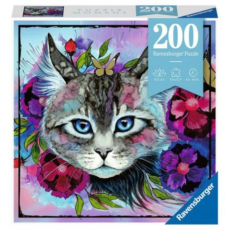 Ravensburger, puzzle, Momenty, Kot, 200 el. Ravensburger