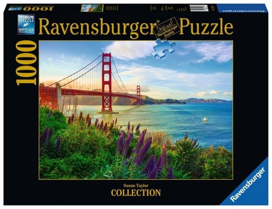 Ravensburger, puzzle, Most Golden Gate, 1000 el. Ravensburger