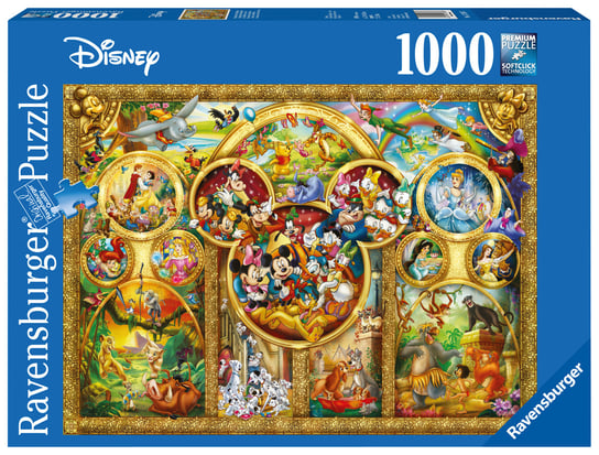 Ravensburger, puzzle, Najpiękniejsze momenty Disneya, 1000 el. Ravensburger