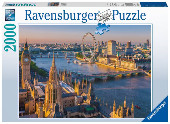 Ravensburger, puzzle, Nastrojowy Londyn, 2000 el. Ravensburger