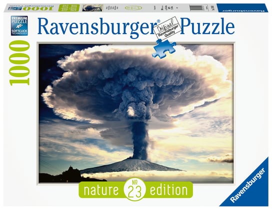 Ravensburger, puzzle, Natura, Wulkan Etna, 1000 el. Ravensburger