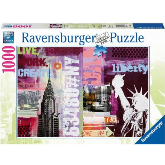Ravensburger, puzzle, New York, 1000 el. Ravensburger
