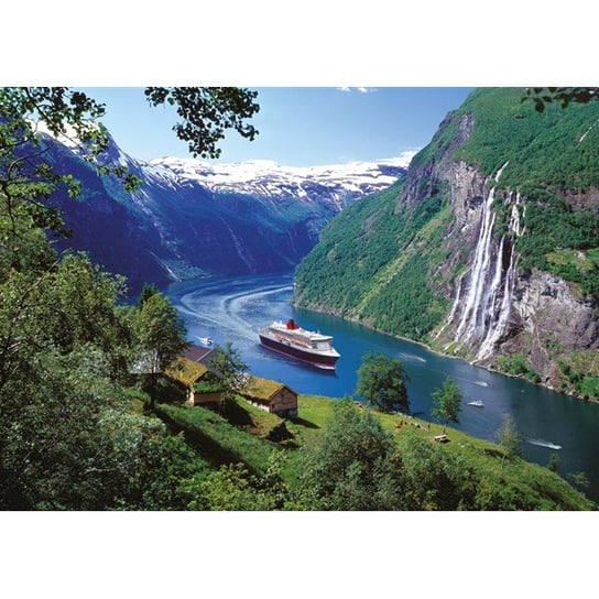 Ravensburger, puzzle, Norweskie fiordy, 1000 el. Ravensburger