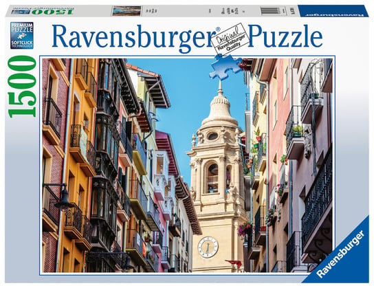 Ravensburger, puzzle, Pamplona Hiszpania, 1500 el. Ravensburger