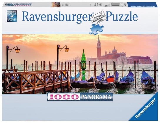 Ravensburger, puzzle, Panorama, Gondole w Wenecji, 1000 el. Ravensburger