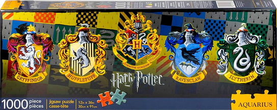 Ravensburger, puzzle, panoramiczne, Harry Potter, Domy Hogwartu, 1000 el. Ravensburger