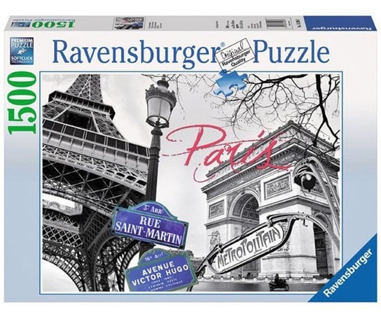 Ravensburger, puzzle, Paryż moja miłość, 1500 el. Ravensburger