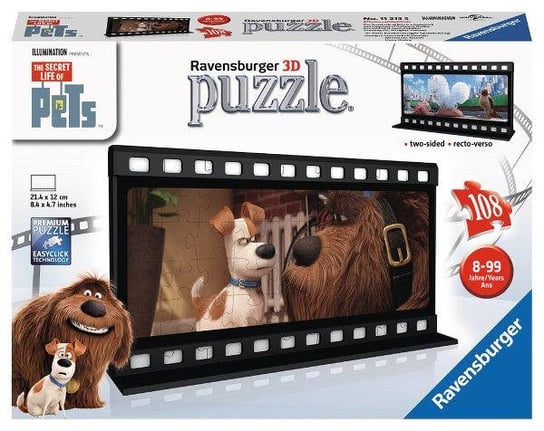 Ravensburger, puzzle, Pets 2, Kadr z filmu, 108 el. Ravensburger