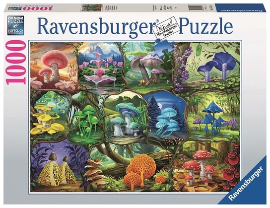 Ravensburger, puzzle, Piękne grzyby, 1000 el. Ravensburger