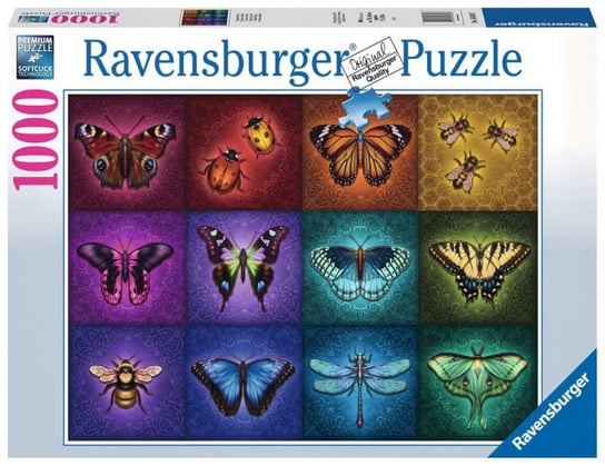 Ravensburger, puzzle, Piękne skrzydlate owady, 1000 el. Ravensburger