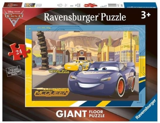 Ravensburger, puzzle, podłogowe Cars 3, 24 el. Ravensburger