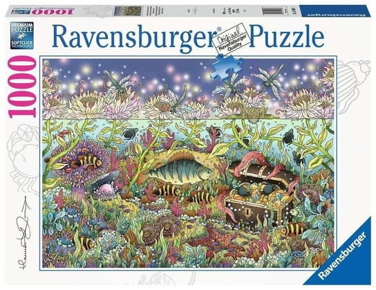 Ravensburger, puzzle, Podwodne królestwo o zmierzchu, 1000 el. Ravensburger