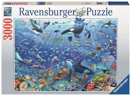 Ravensburger, puzzle, Podwodny świat, 3000 el. Ravensburger