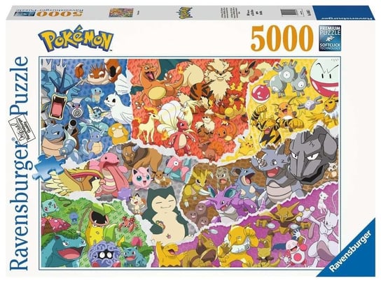 Ravensburger, puzzle, Pokemon, 5000 el. Ravensburger