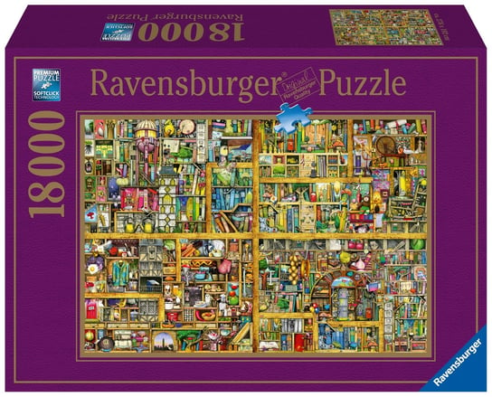 Ravensburger, puzzle, Półka z książkami XXL, 18000 el. Ravensburger