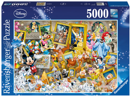 Ravensburger, puzzle, Postacie Disney, 5000 el. Ravensburger