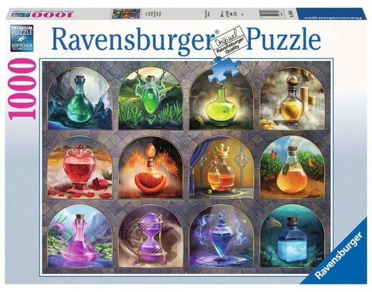 Ravensburger, puzzle, Potężna mikstura, 1000 el. Ravensburger