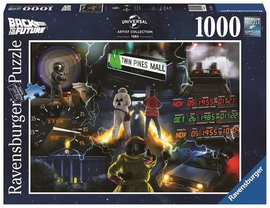 Ravensburger, puzzle, Powrót do przyszłości, 1000 el. Ravensburger