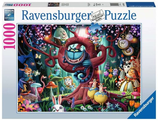 Ravensburger, puzzle, Prawie wszyscy są szaleni (Alicja w krainie czarów), 1000 el. Ravensburger
