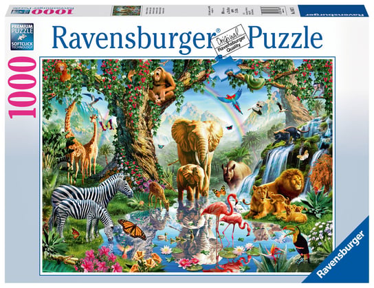 Ravensburger, puzzle, Przygoda w dżungli, 1000 el. Ravensburger