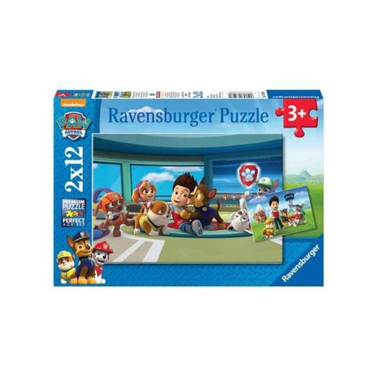 Ravensburger, puzzle, Psi Patrol, 2x12 el. Ravensburger