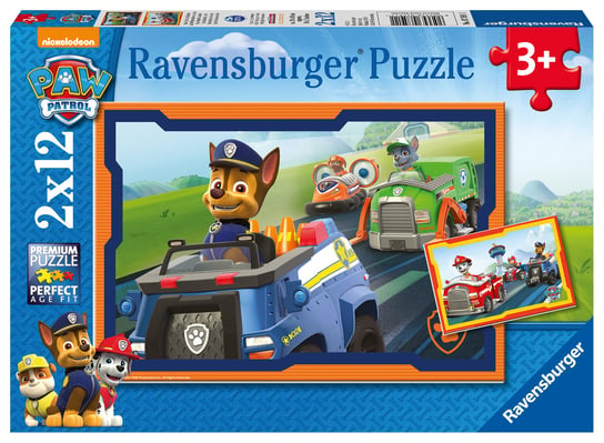 Ravensburger, puzzle, Psi Patrol Misja, 2x12 el. Ravensburger