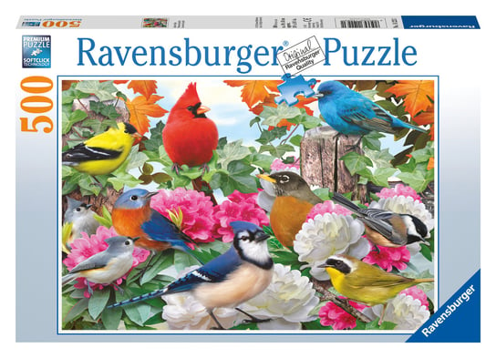 Ravensburger, puzzle, Ptaki ogrodowe, 500 el. Ravensburger