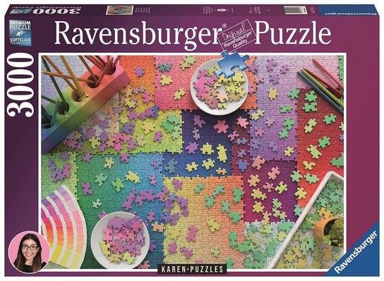 Ravensburger, puzzle, Ravensburger, puzzle, na Puzzlach (Karen's puzzles), 3000 el. Ravensburger