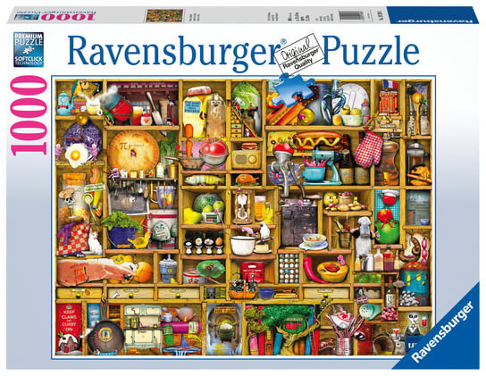 Ravensburger, puzzle, Regał w kuchni, 1000 el. Ravensburger