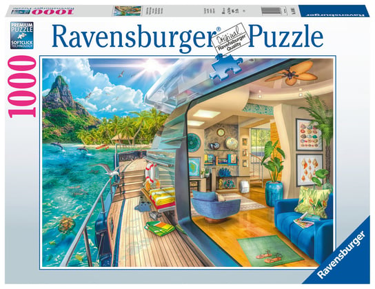Ravensburger, puzzle, Rejs w tropiki, 1000 el. Ravensburger