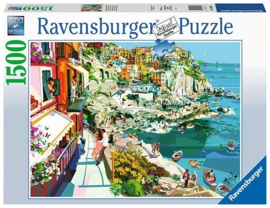 Ravensburger, puzzle, Romance in Cinque Terre, 1500 el. Ravensburger